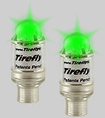 Neon Lighted Valve Caps - GREEN - Click Image to Close