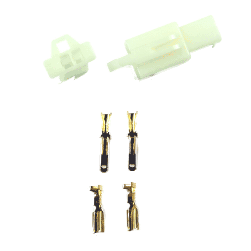 NEW Style White Plastic Plug In Connectors - Click Image to Close
