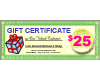 Gift Certificate - Pick Your Amount - Click Image to Close